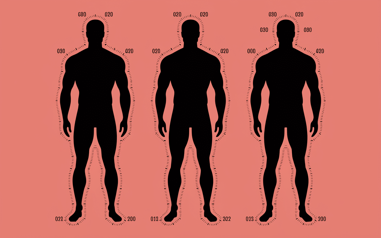 Guide tailles bodies pour homme morphologies
