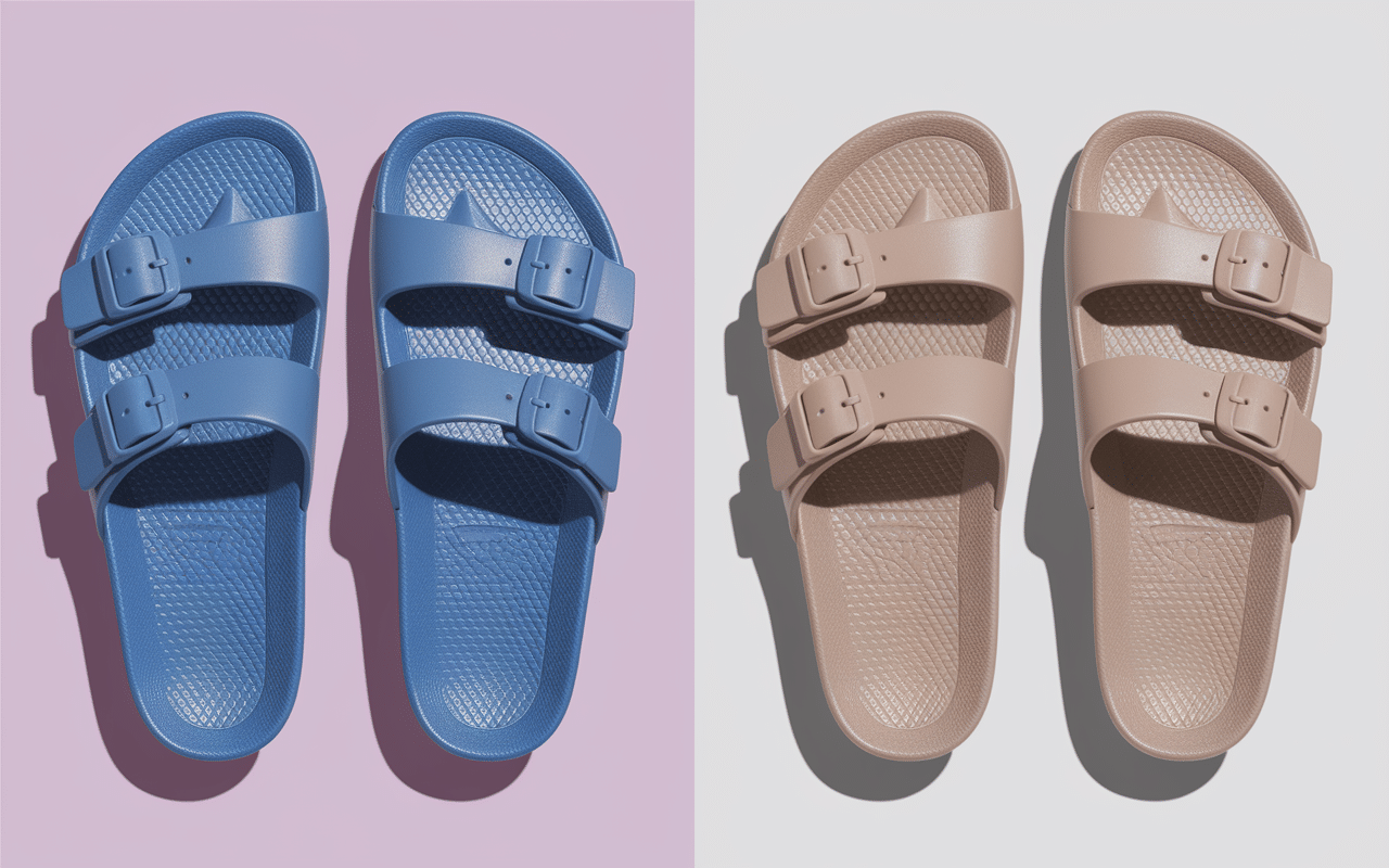 billowy vs birkenstock semelles en coupe transversale