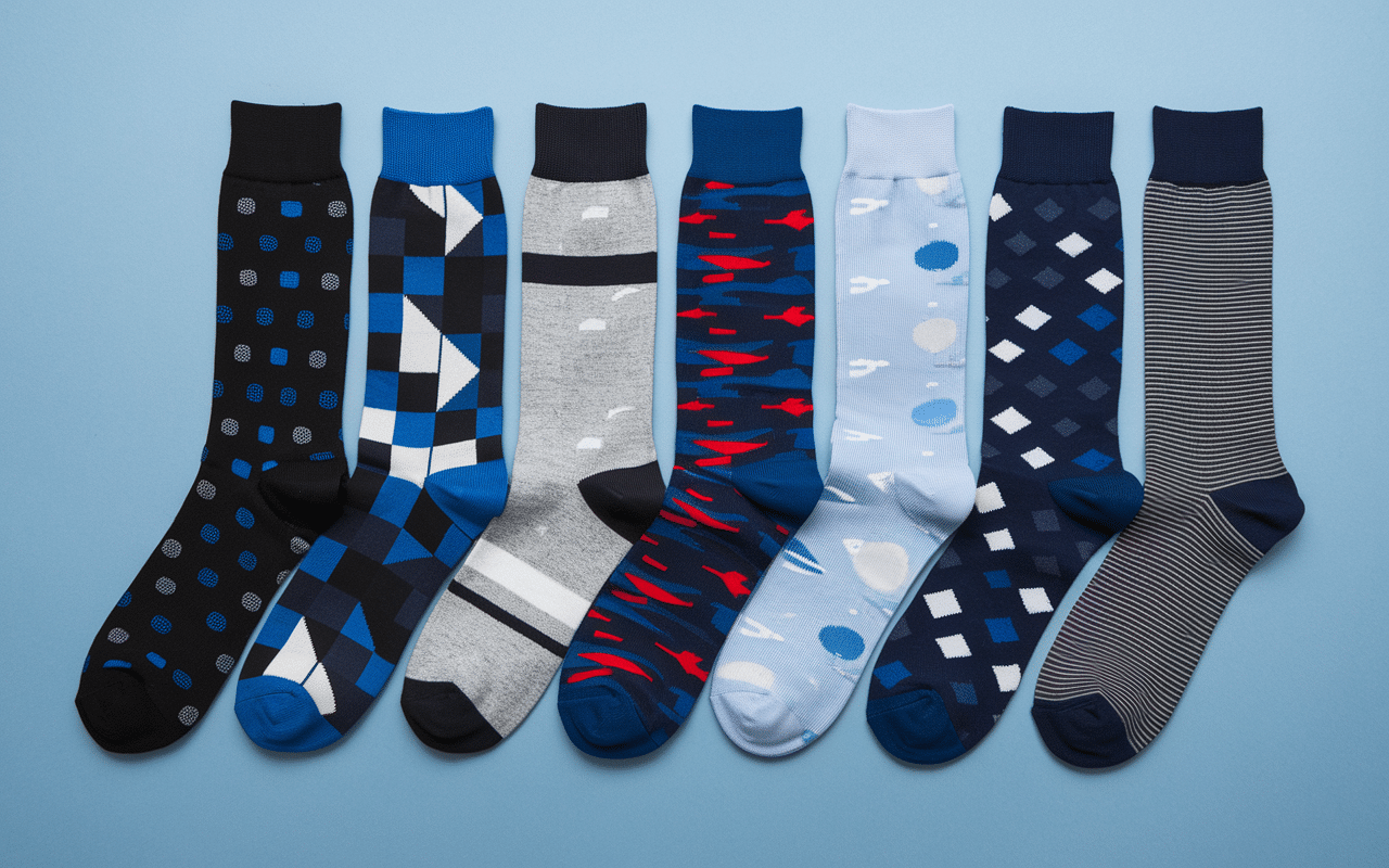 plusieurs chaussettes chaussons pour homme laine coton couleurs