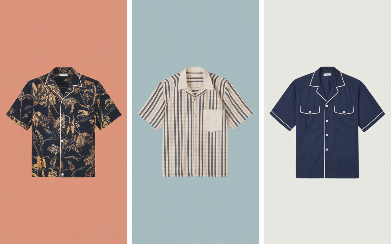 Tableau styles chemise retro homme par decennie