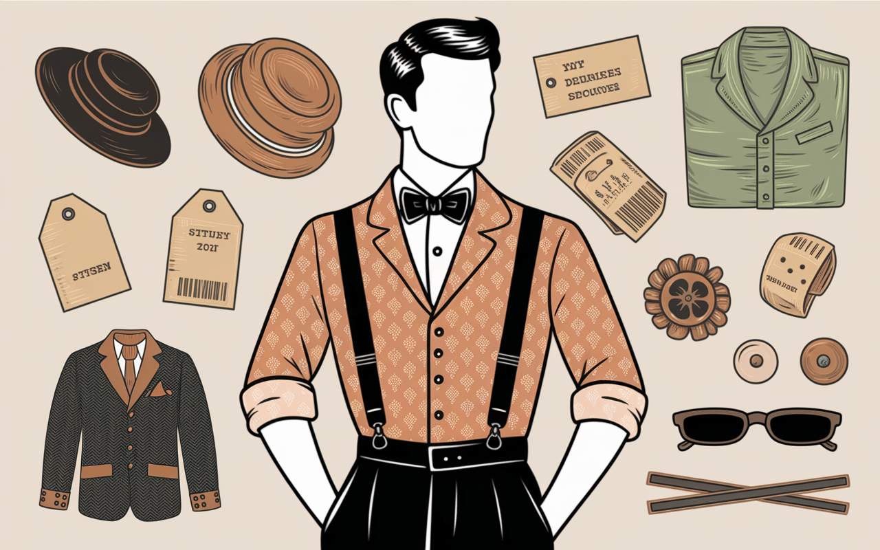 Chemises vintage homme motifs et finitions authentiques