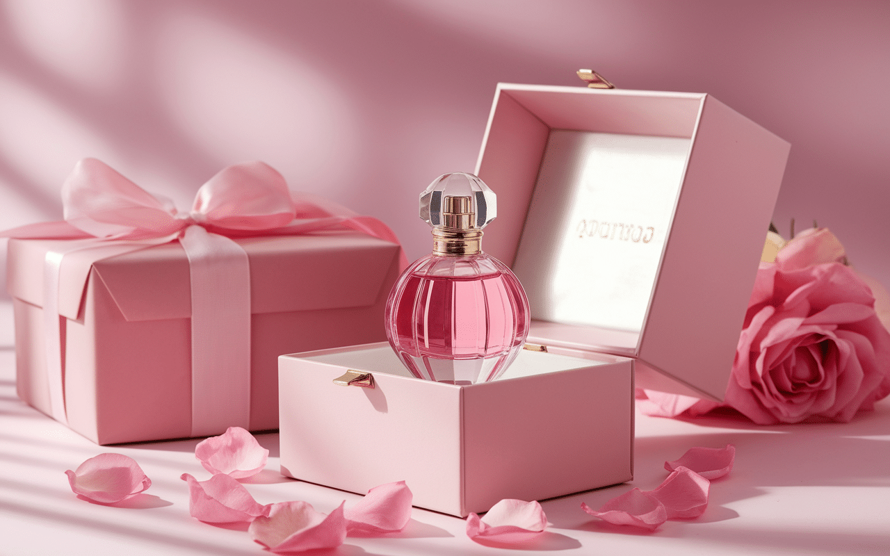 coffret yara rose en cadeau ambiance féminine