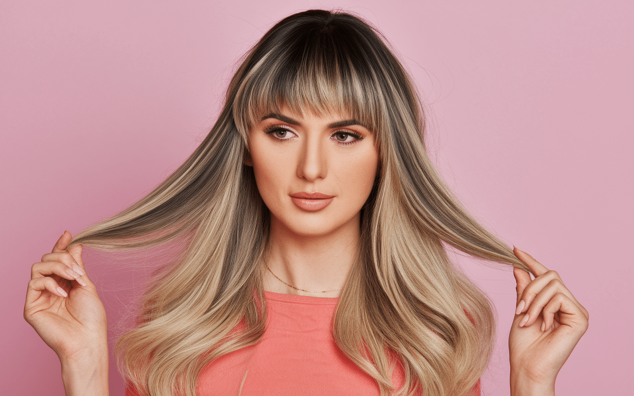 Extension cheveux raté point de fixation visible et démarcation nette