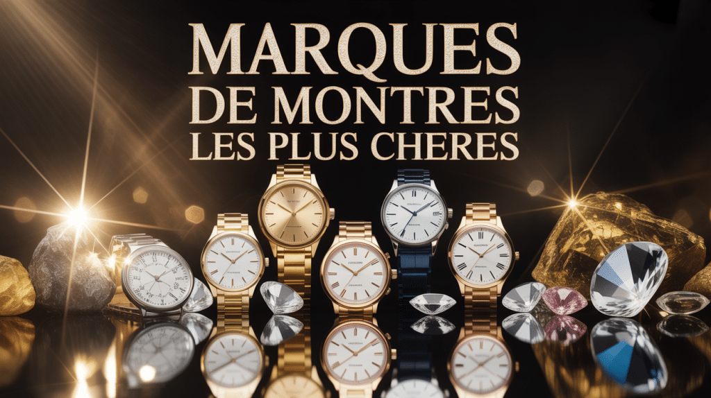 composition luxe marque de montre les plus cher