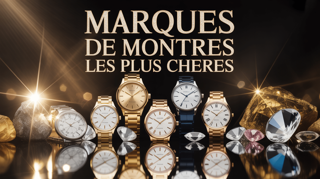 composition luxe marque de montre les plus cher