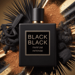 Parfum Black Black flacon noir mat et fumée