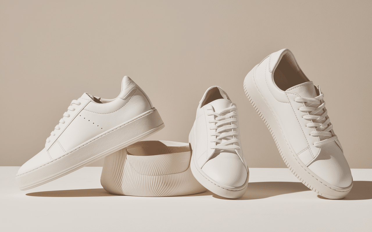 quelle basket avec un costume baskets blanches cuir présentation