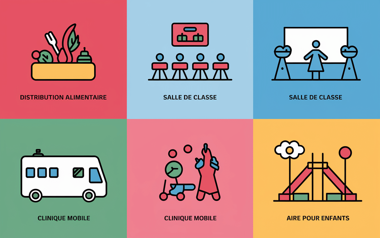 domaines intervention resala egypte