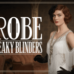 Femme élégante robe peaky blinders charleston années 20