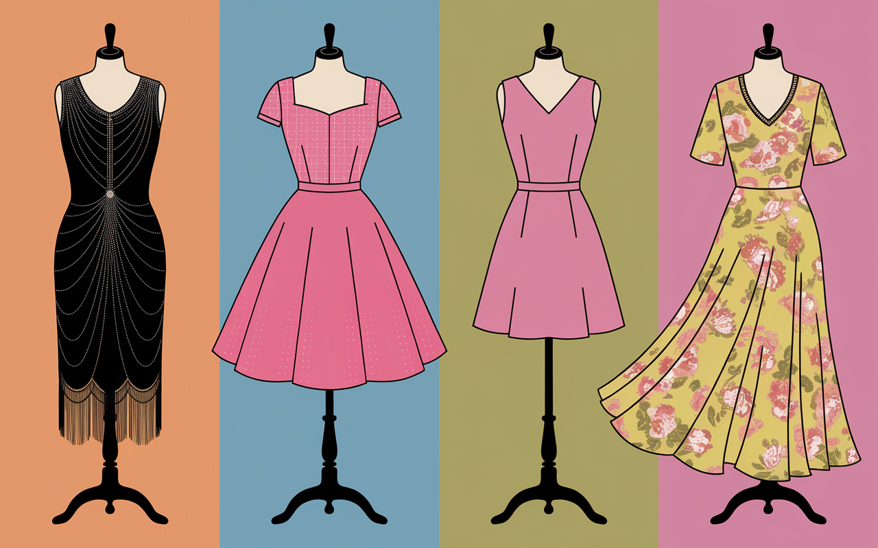 différents styles robe vintage mariage par décennie