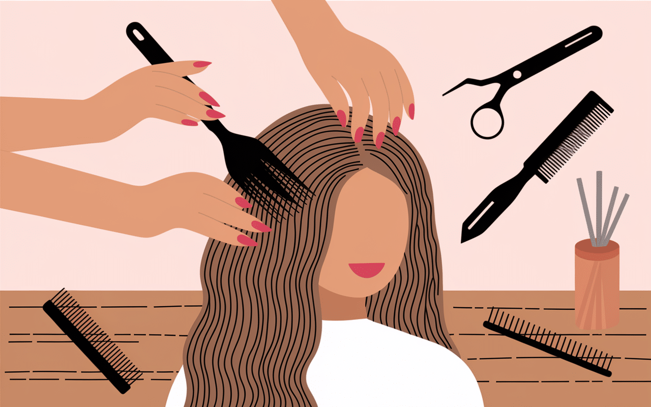 Tutoriel étapes coiffure viking femme chez soi