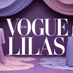 Vogue lilas composition mode élégante