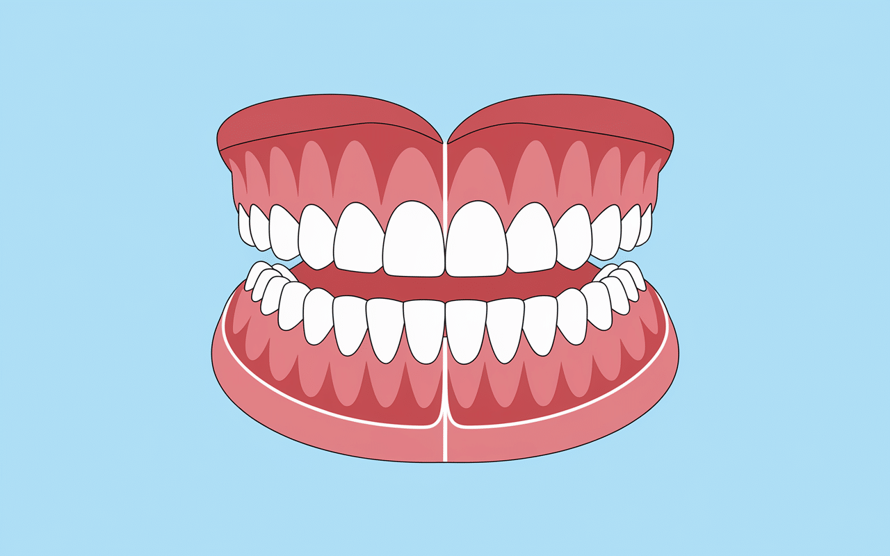 dentition parfaite homme mâchoire alignée