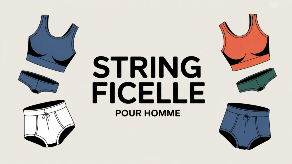 homme en string ficelle illustration sous vetements