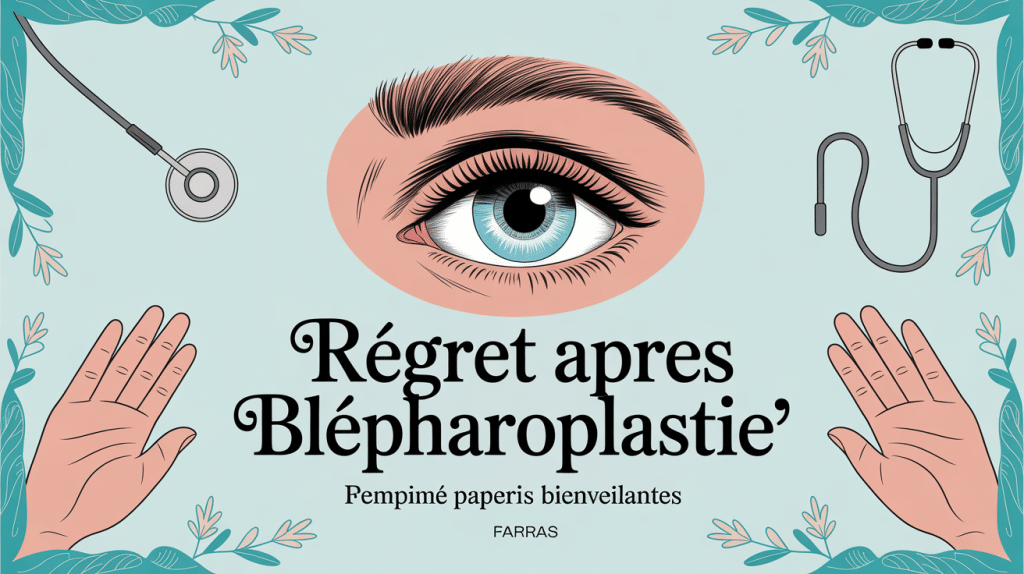 Vue œil stylisée je regrette ma blépharoplastie