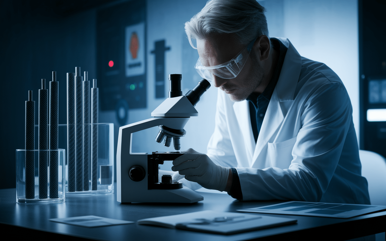 noire absolue analyse scientifique laboratoire ultra-noir