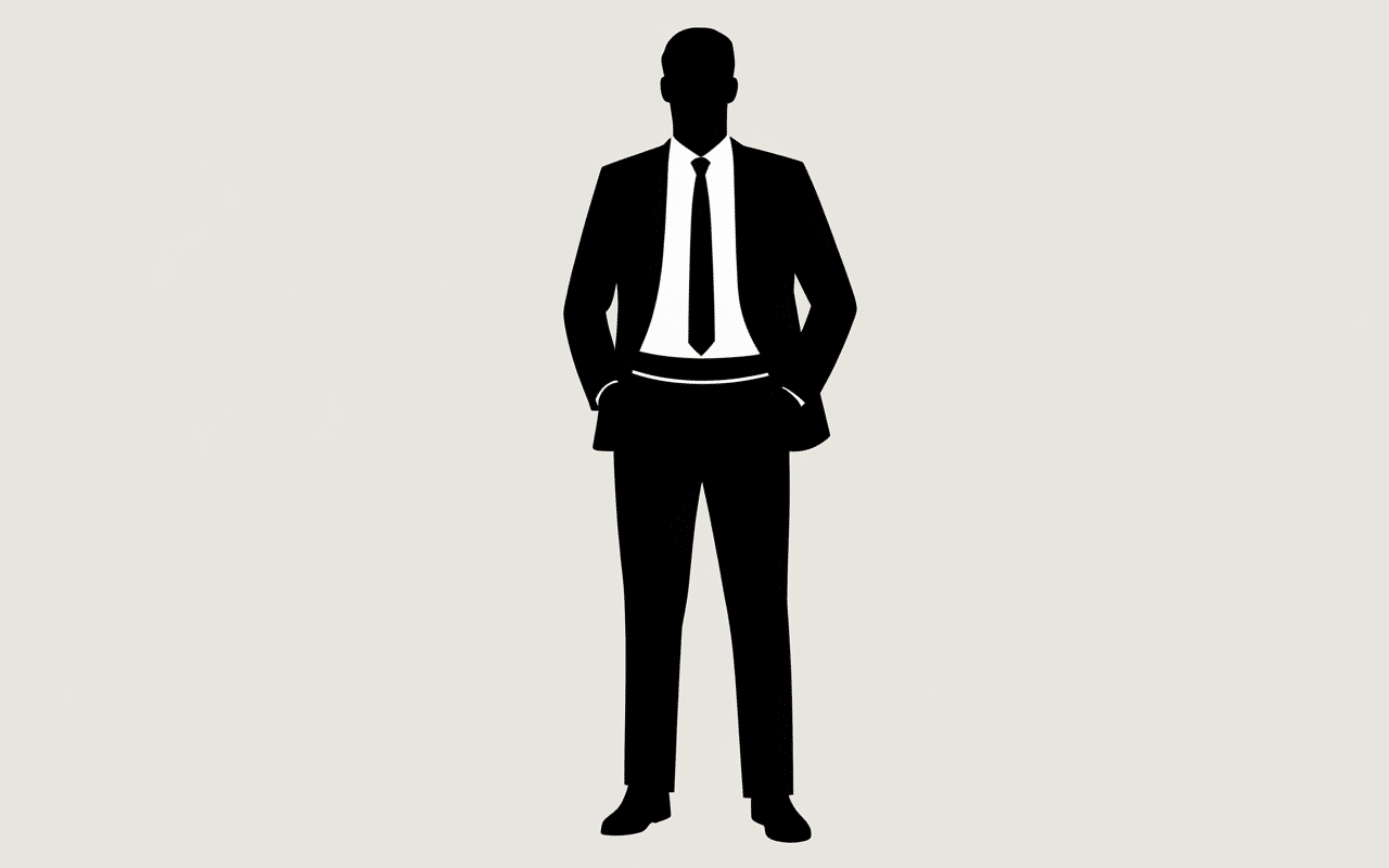 Silhouette portant slip taille basse homme