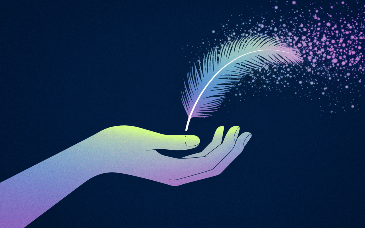 Tatouage deuil plume symbole transformation