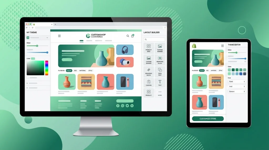 custom shopify store