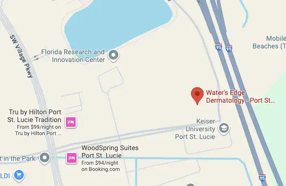 Map showing the location of Port St. Lucie Tradition