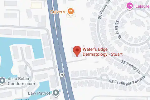 Map showing the location of Stuart