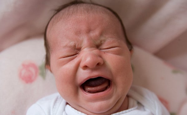 Fussy nighttime baby