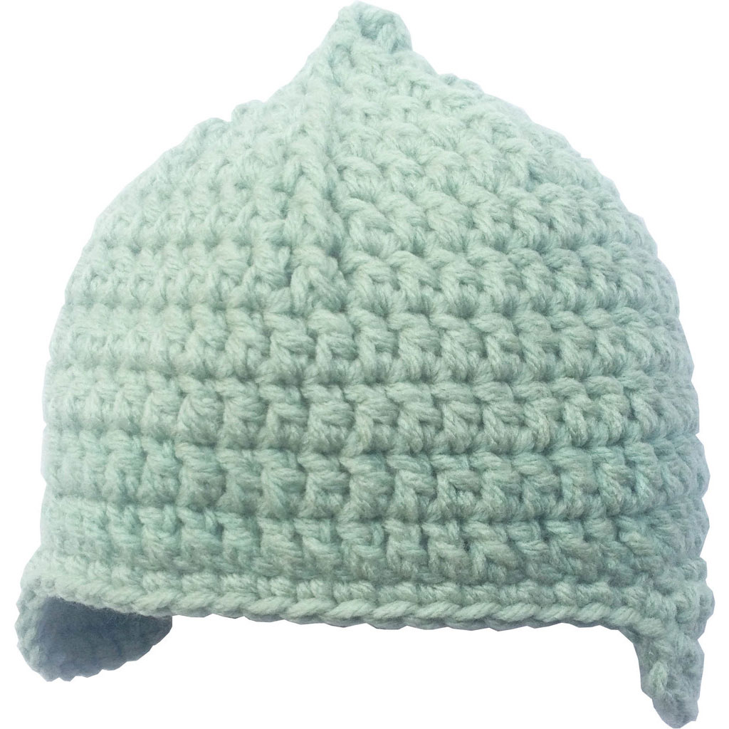 Häkelmütze mintgrau