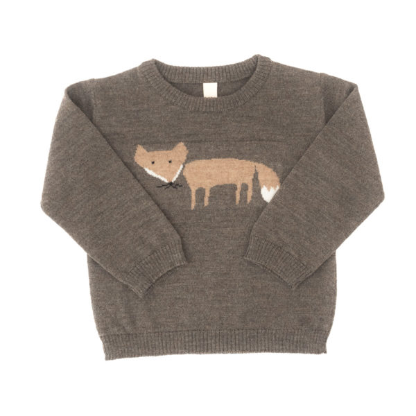 Pullover Fuchs Merino Braun – Bild 2