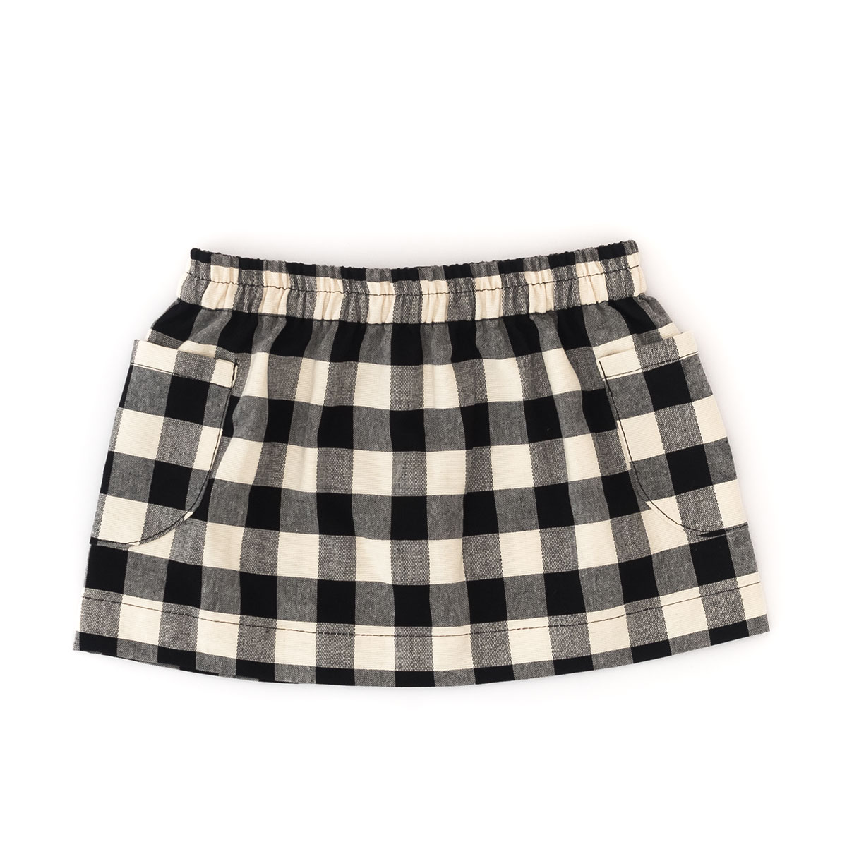 Rock Schwarz / Weiss Kariert