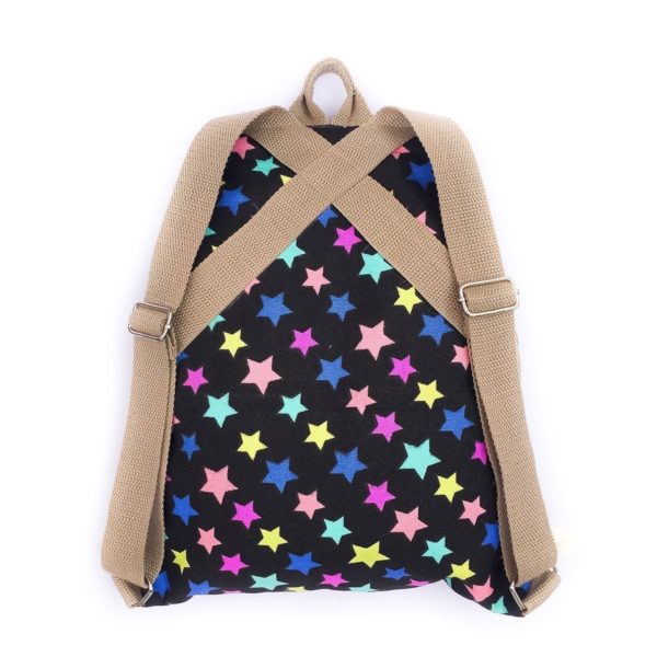 Rucksack Sterne Schwarz – Bild 2