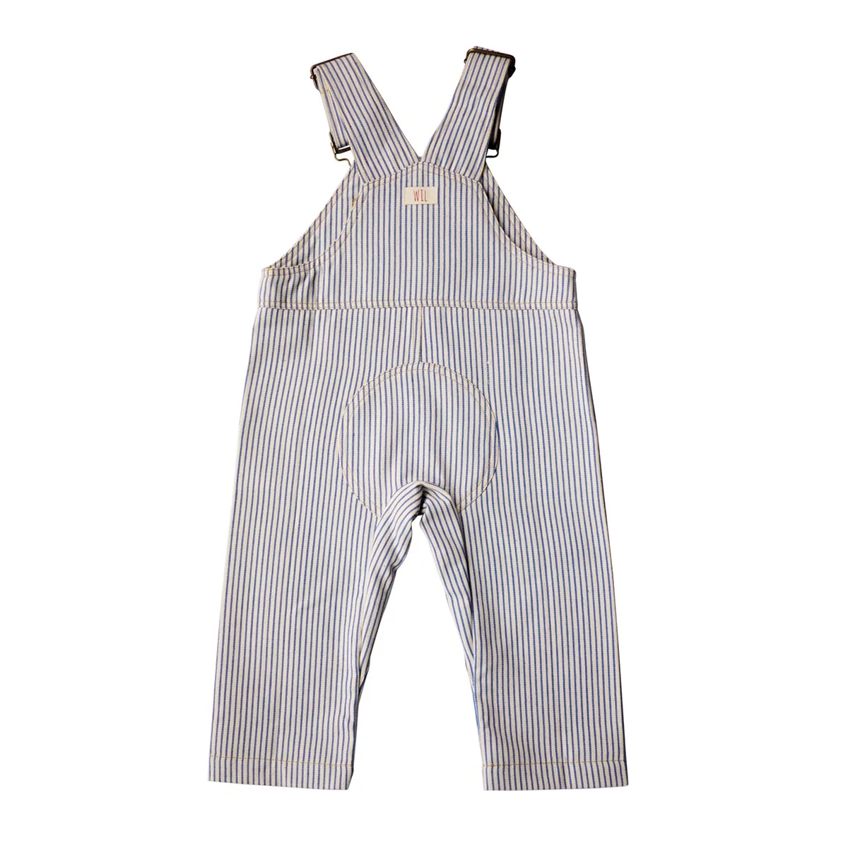 Latzhose Blau gestreift – Bild 4