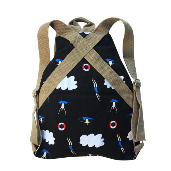 Rucksack Schwarz Bikini – Bild 2
