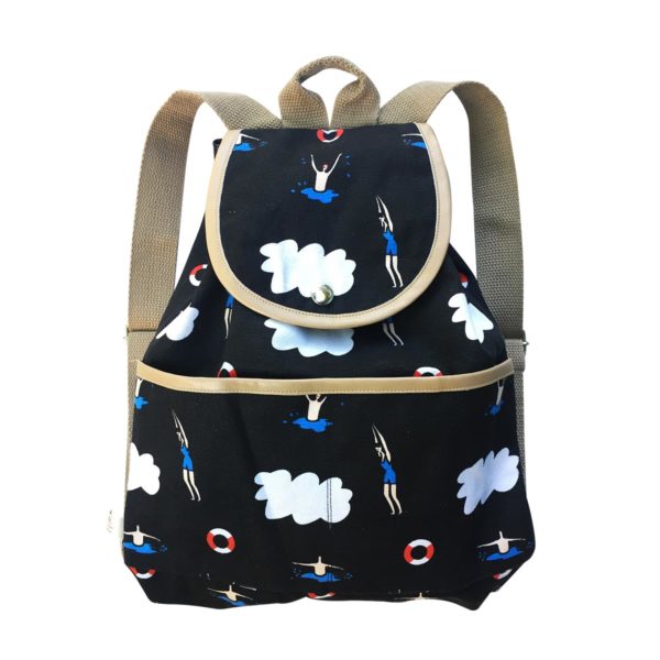 Rucksack Schwarz Bikini