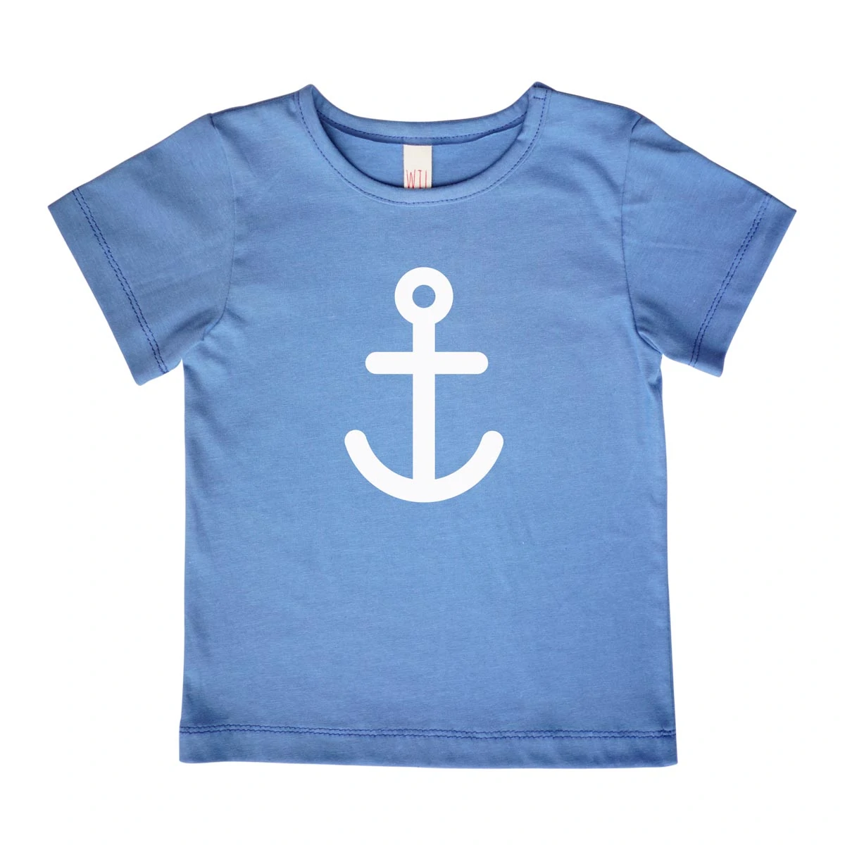 Anker - Shirt kurzarm mit Aufdruck blau