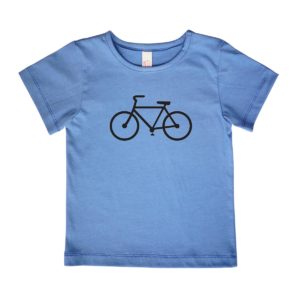 Bicycle - Shirt Kurzarm blau Baby