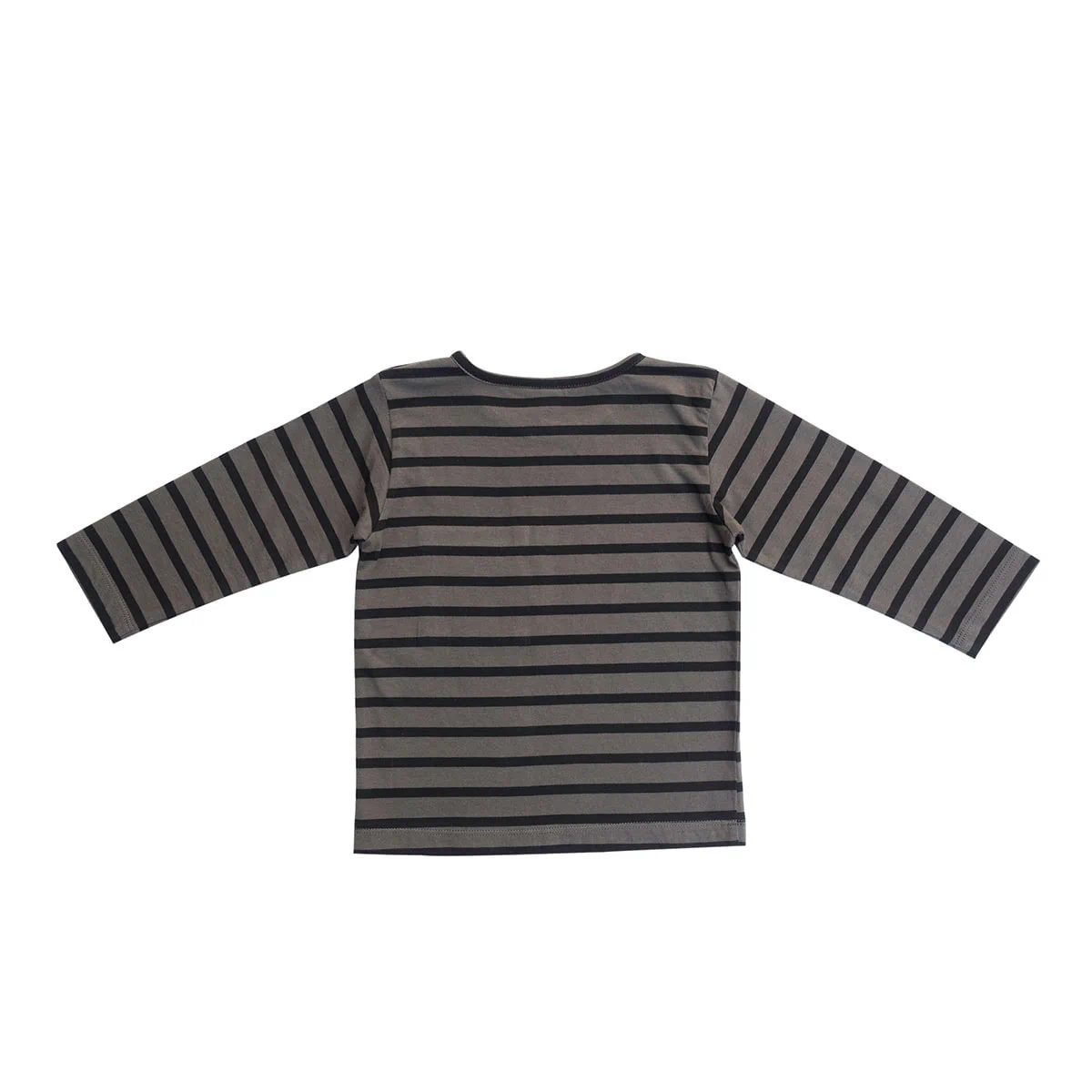 Sweatshirt Gestreift Grau – Bild 2