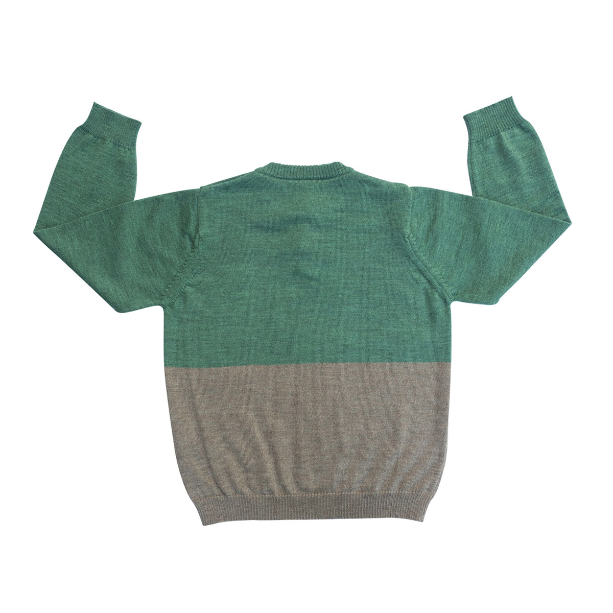 Strickpullover Grün & Natur – Bild 3