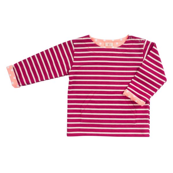 Pullover Pink Gestreift