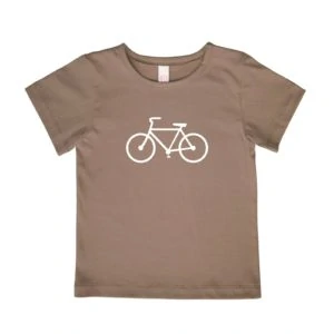 T-Shirt Bicycle braun
