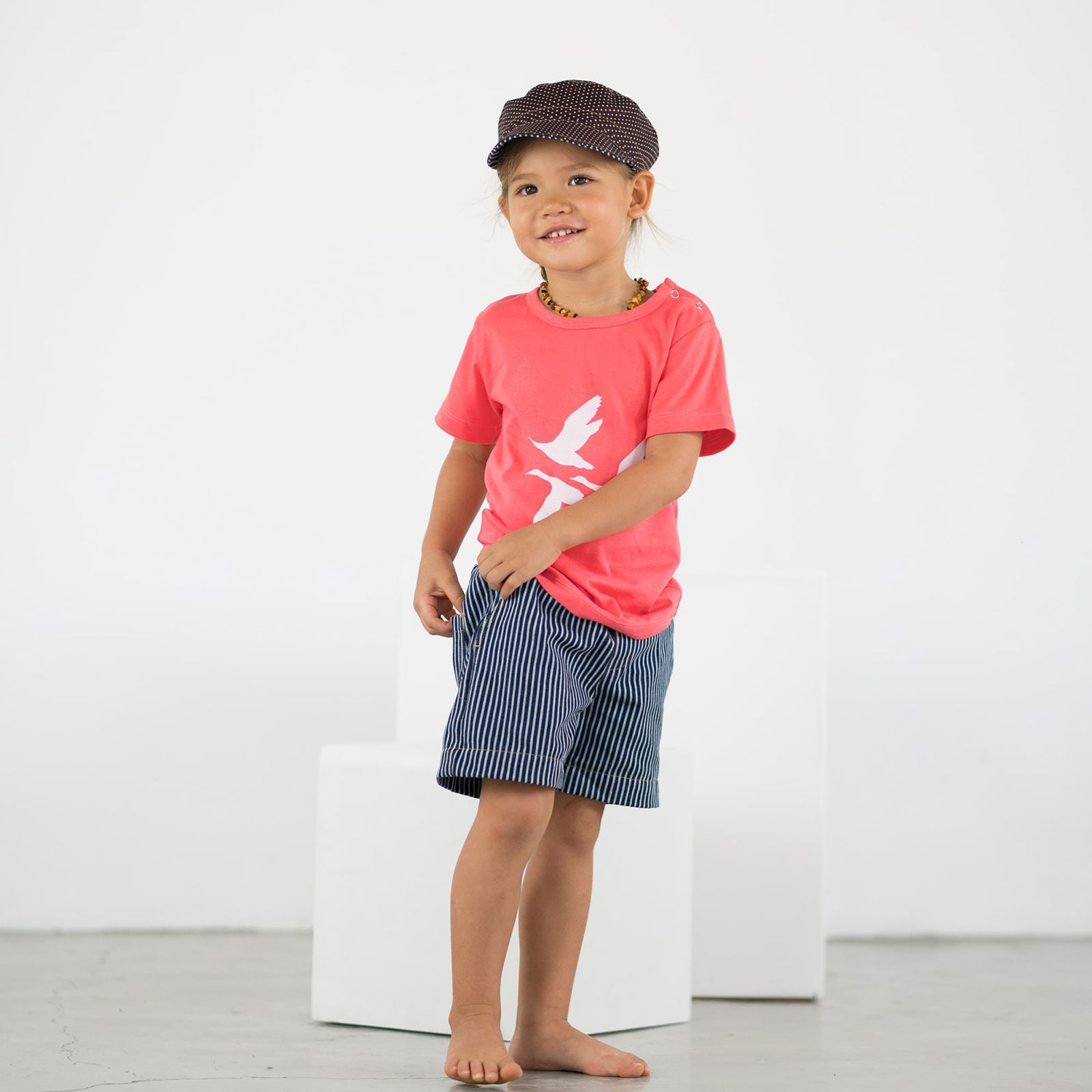 Shorts Dunkelblau gestreift – Bild 3