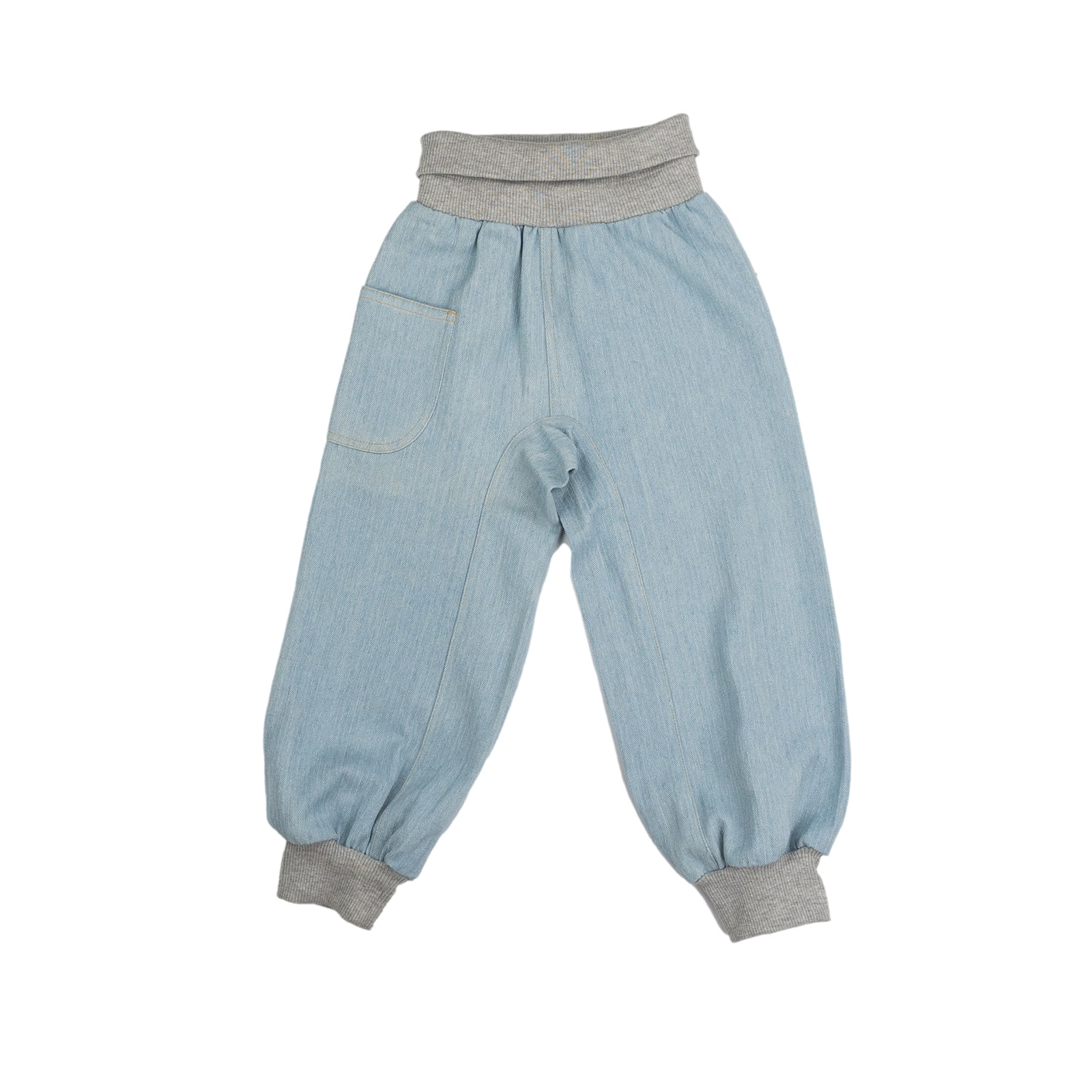 Cozy Pants Herringbone Hellblau