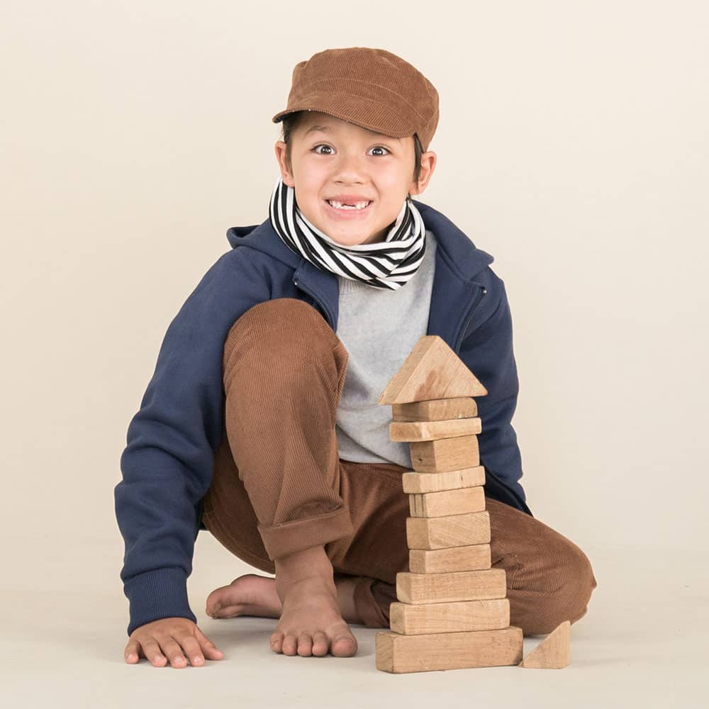 Cap Manchester Nuss / Dunkelblau – Bild 3