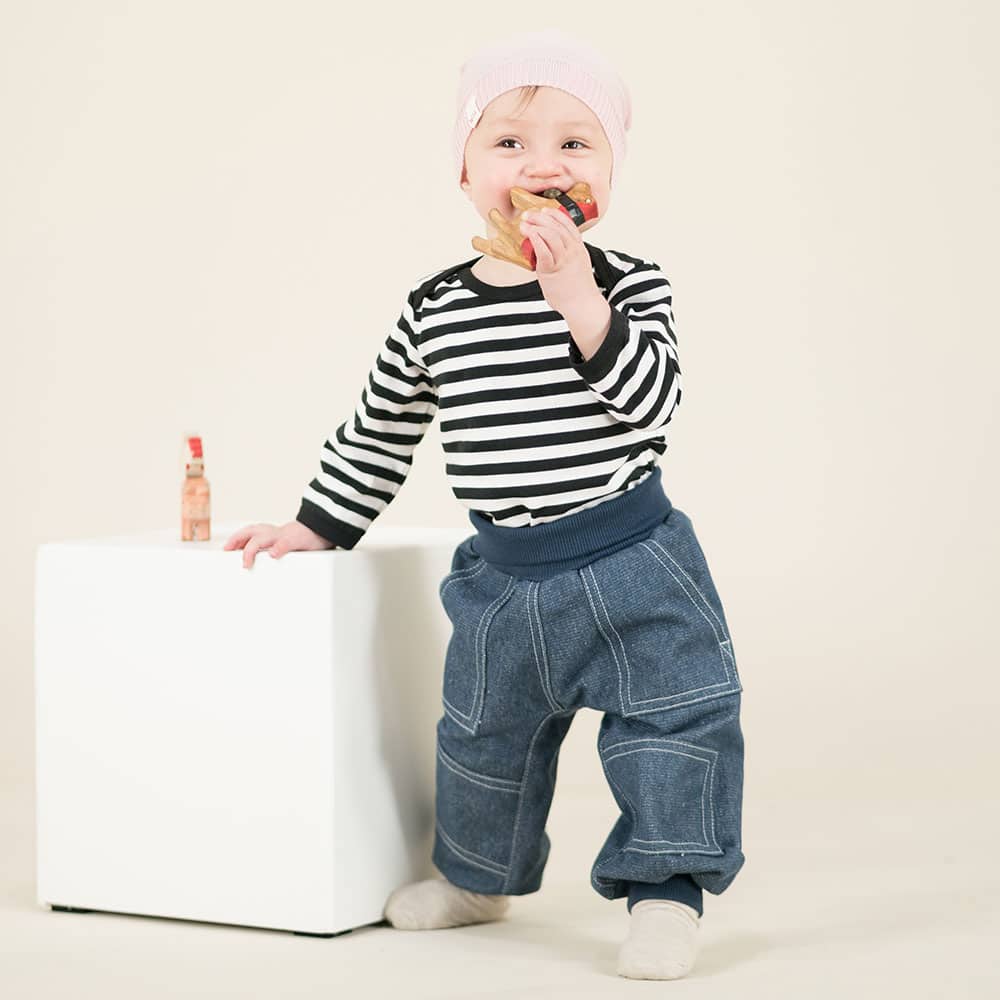 Playpants Denim Dunkelblau Unisex – Bild 4