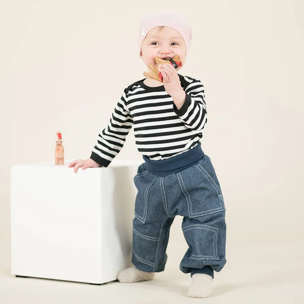 Playpants Denim Dunkelblau Unisex – Bild 4