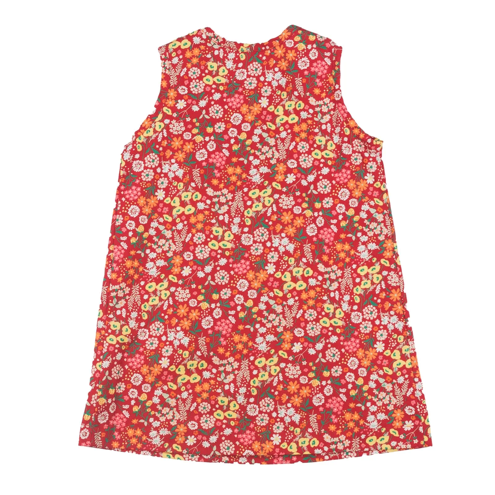 Sommerkleid Blumen Rot – Bild 3