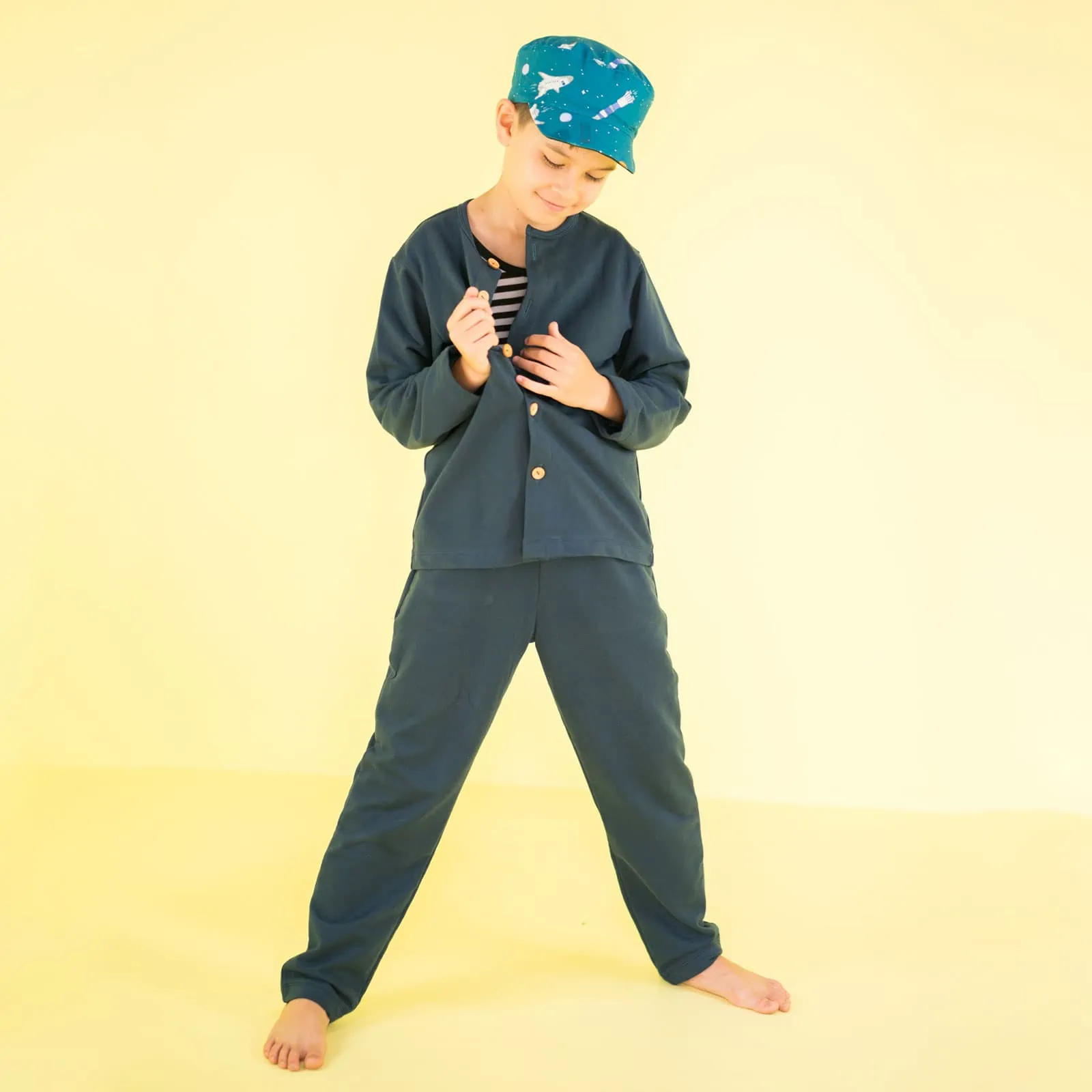 Hose Sweat Navy – Bild 2