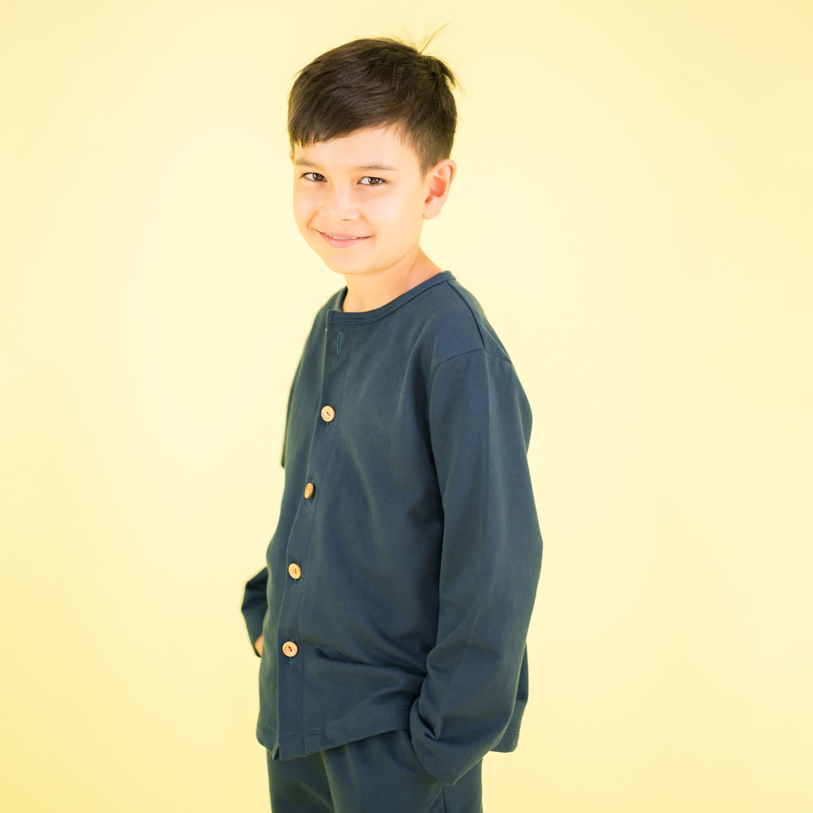 Cardigan Sweat Navy Baby – Bild 2