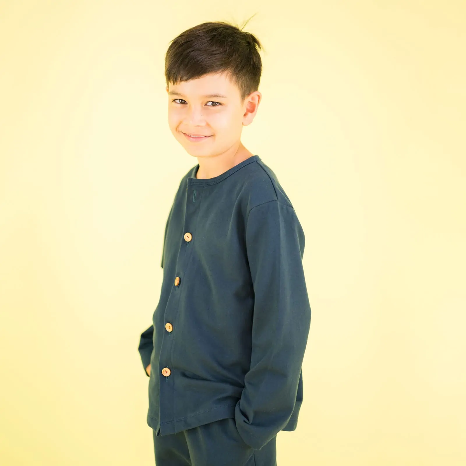 Cardigan Sweat Navy Baby – Bild 2