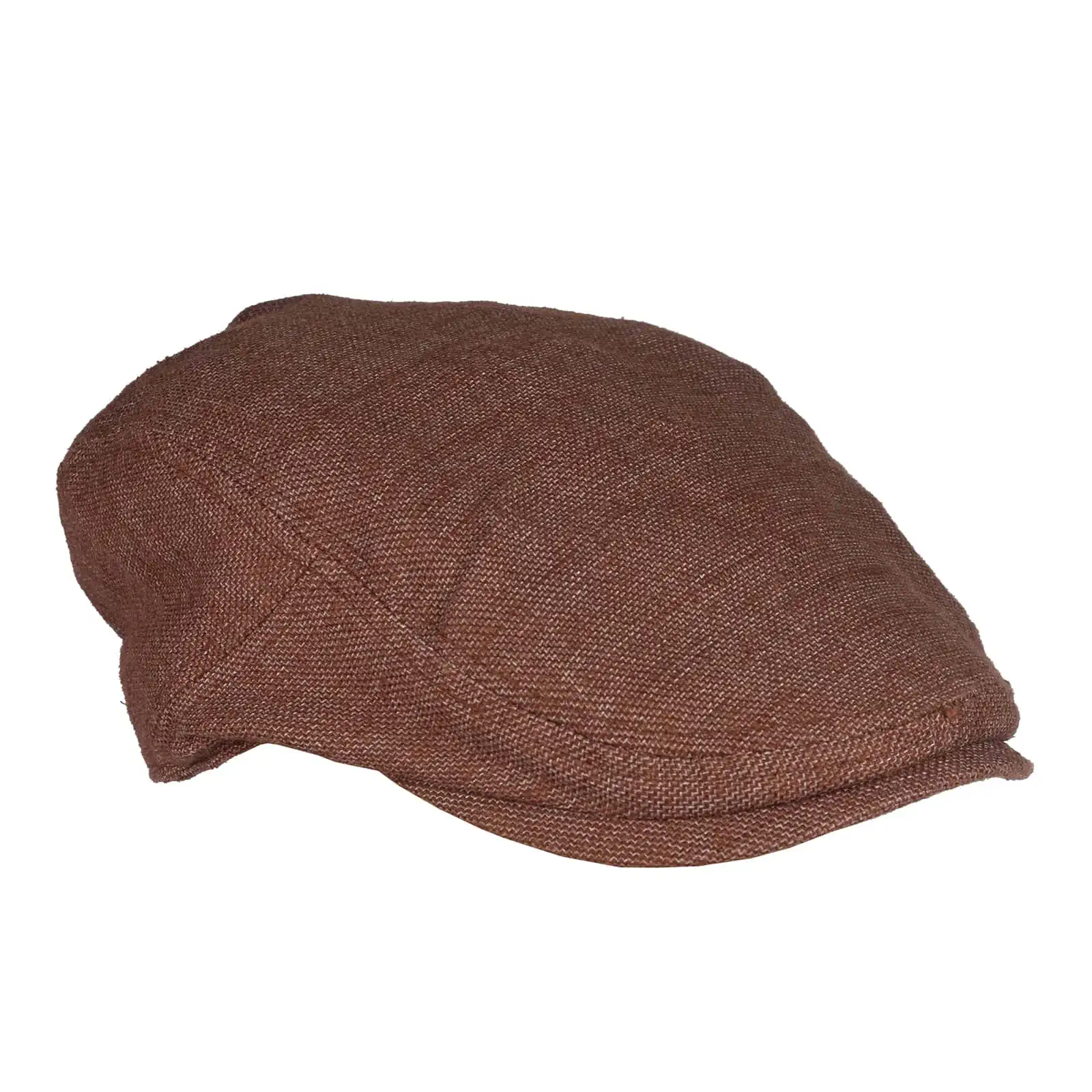 Flatcap braun meliert