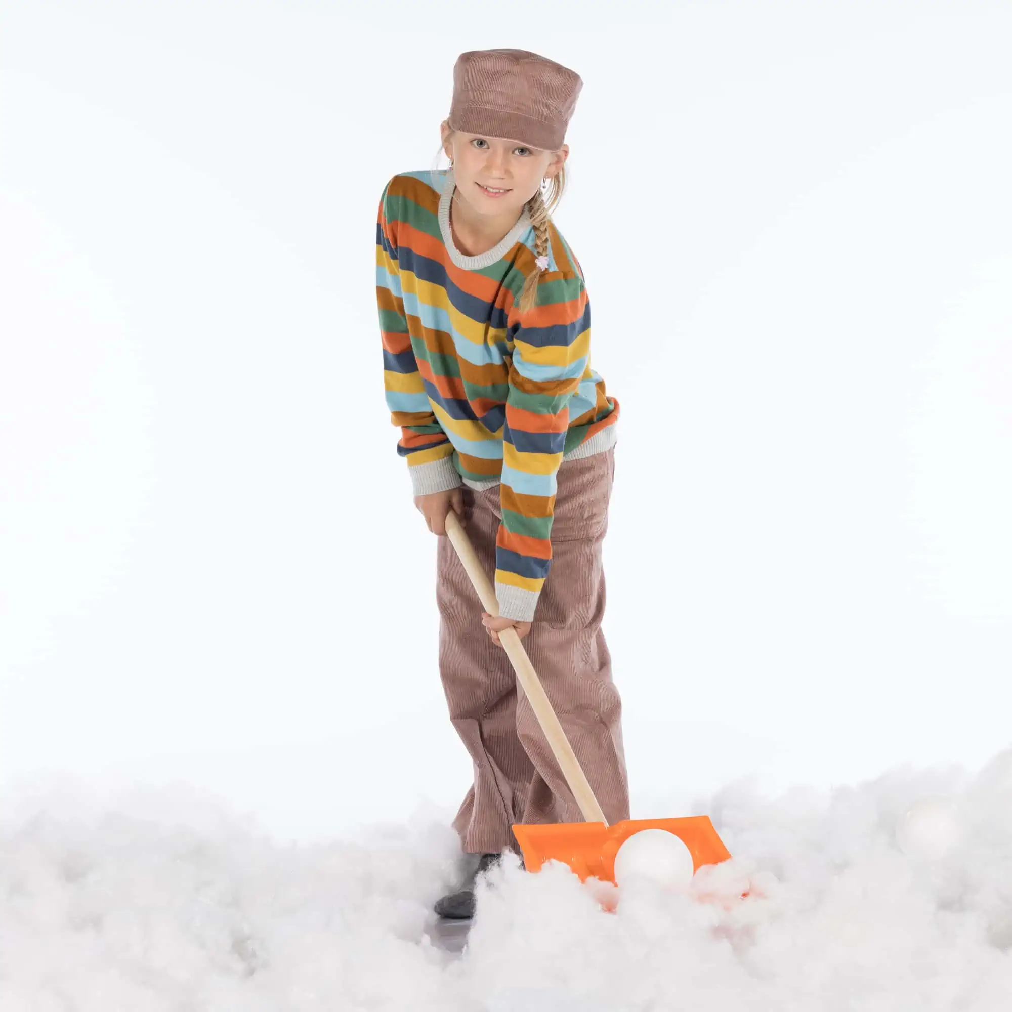 Strickpullover Unisex Gestreift Bunt – Bild 5